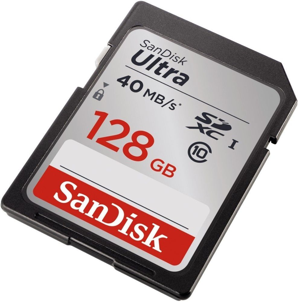 Карта пам'яті SANDISK Ultra SDXC 128 GB Class 10 UHS-I (SDSDUN-128G-G46) Тип карти SDXC