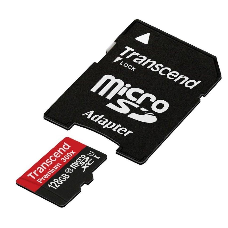 

Карта памяти TRANSCEND microSDXC 128GB Class 10 UHS-I Premium (TS128GUSDU1), microSDXC 128GB Class 10 UHS-I Premium