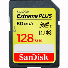 Карта пам'яті SANDISK Extreme Plus 128 GB SDXC Class 10 UHS-I (SDSDXS-128G-X46)