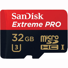 Карта памяти SANDISK microSDHC 32GB Extreme Pro Cl10 UHS-I U3 (SDSDQXP-032G-G46A)