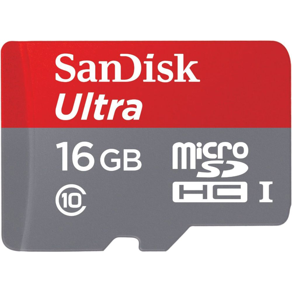 Карта памяти SANDISK microSDHC 16GB Mobile Ultra Class 10 (SDSQUNC-016G-GN6MA)