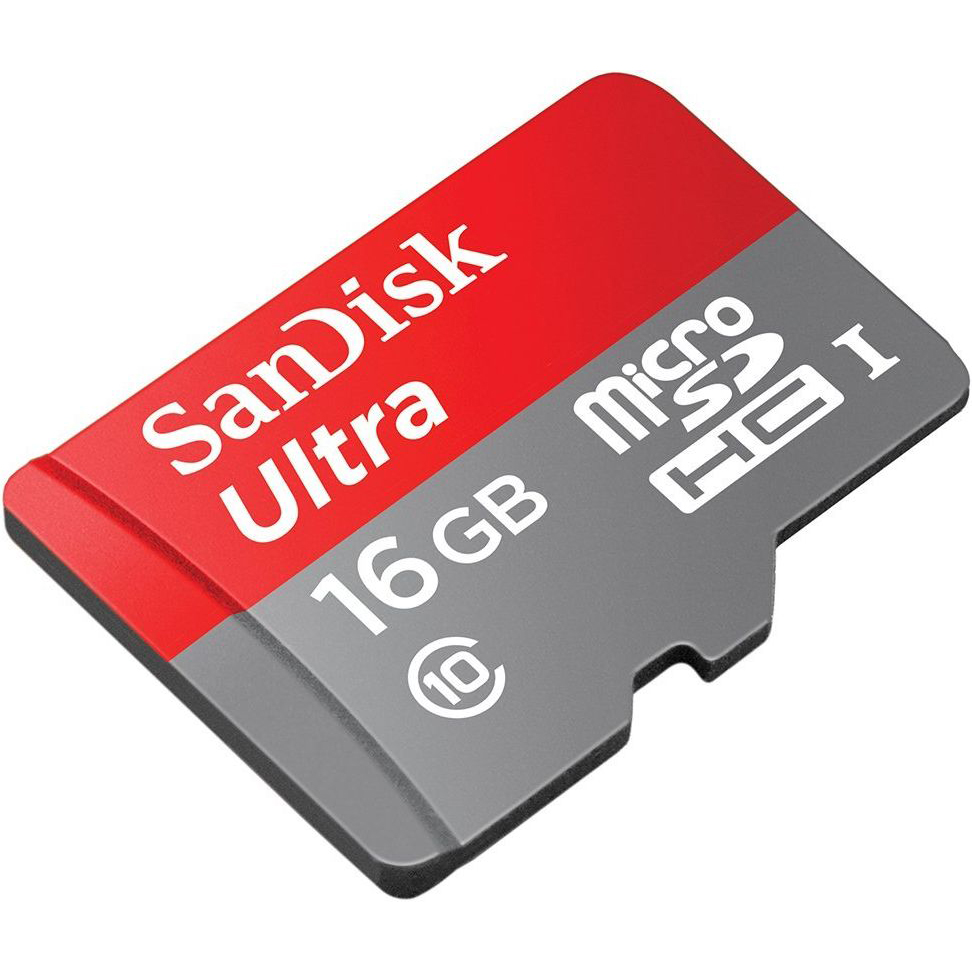 Карта памяти SANDISK microSDHC 16GB Mobile Ultra Class 10 (SDSQUNC-016G-GN6MA) Тип карты micro-SDНС