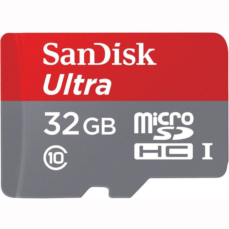 Карта памяти SANDISK microSDHC 32 GB Mobile Ultra Class 10 (SDSQUNC-032G-GN6MA)