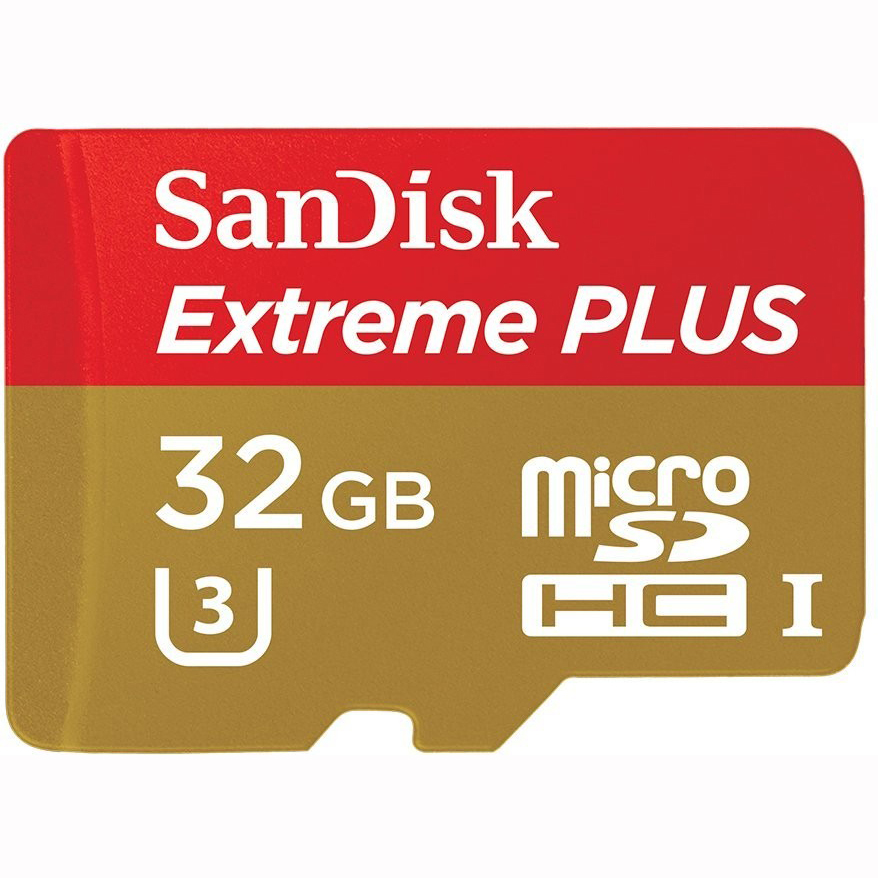 Карта памяти SANDISK microSDHC 32GB Extreme PLUS Class 10 (SDSQXSG-032G-GN6MA)