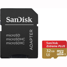 Карта памяти SANDISK microSDHC 32GB Extreme PLUS Class 10 (SDSQXSG-032G-GN6MA)