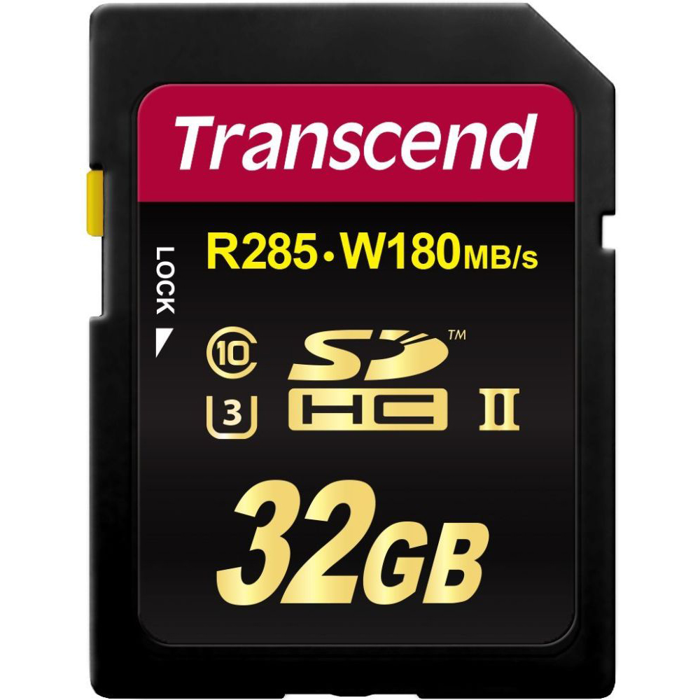 Карта памяти TRANSCEND SDHC 32 GB UHS-II Ultimate U3 (TS32GSD2U3)