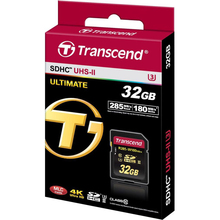 Карта памяти TRANSCEND SDHC 32 GB UHS-II Ultimate U3 (TS32GSD2U3)