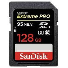 Карта пам'яті SANDISK ExtremePro 128GB SDXC Class 10 UHS-I U3 95MB/s