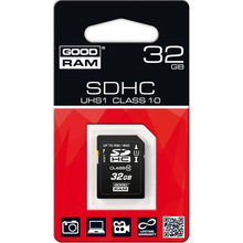 Карта памяти GOODRAM SDHC 32 GB Class 10 UHS-I (SDC32GHCUHS1GRR10)