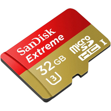 Карта памяти SANDISK microSDHC 32GB Extreme Class 10 UHS-I U3 (SDSQXNE-032G-GN6MA)