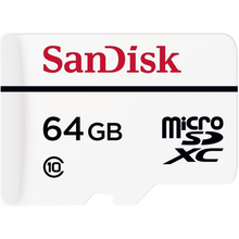 Карта памяти SANDISK microSDHC 64GB Class10 High Endurance Video Monitoring (SDSDQQ-064G-G46A)