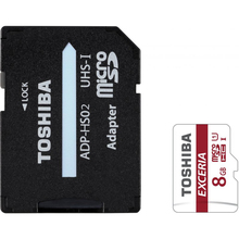 Карта памяти TOSHIBA EXCERIA M301 microSDHC 8 GB Class 10 UHS-I (THN-M301R0080EA)