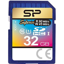 Карта памяти SILICON POWER SDHC 32GB Class 10 UHS-I Superior (SP032GBSDHCU1V10)