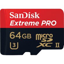 Карта памяти SANDISK 64GB microSDXC C10 UHS-II + USB 3.0 reader (SDSQXPJ-064G-GN6M3)