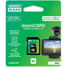 Карта пам'яті GOODRAM MICROSDXC 64GB UHS I MLC U3 + AD (M3AA-0640R11-DD)