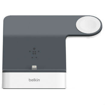 Док-станція BELKIN PowerHouse iWatch + iPhone (F8J200vfWHT) Колір сріблястий