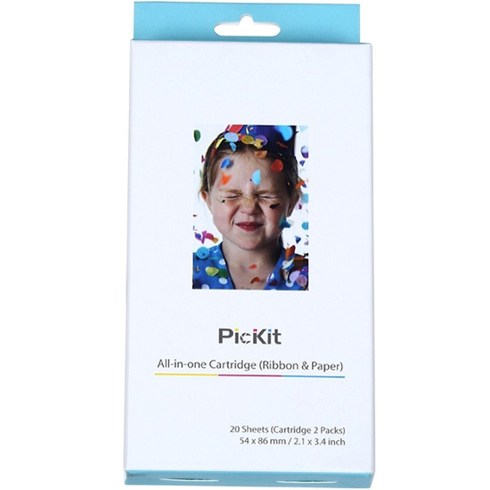 PICKIT M1 Photo Printer Pink+Cartridge РС-20 (20 Photo) Bluetooth False