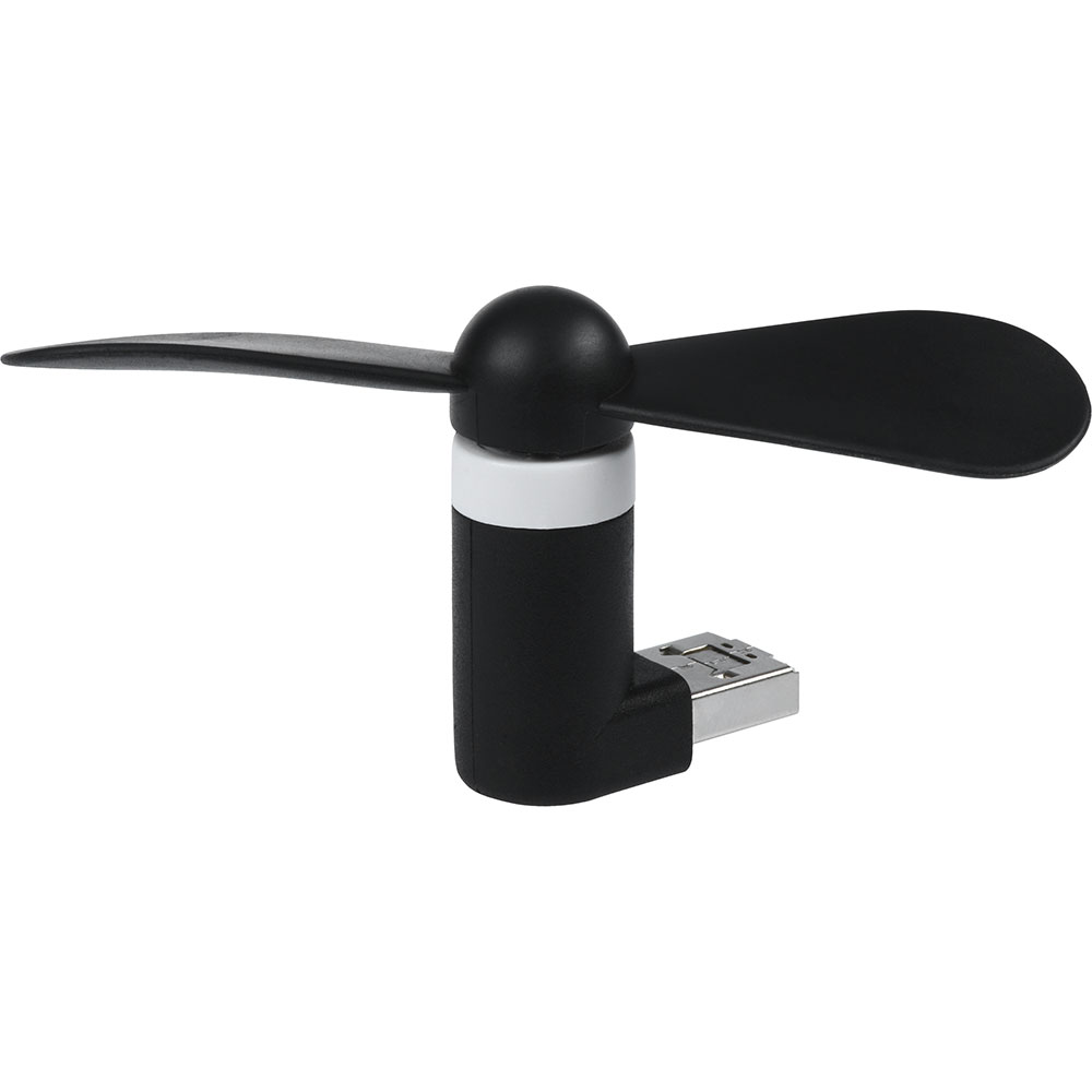Портативний вентилятор 2Е USB/Micro USB Чорний (2E-MFMF1-BLACK)