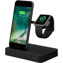 Док-станція BELKIN Charge Dock iWatch + iPhone BLK (F8J183vfBLK)