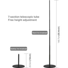 Кольцевая LED лампа PULUZ USB 10.2" + крепление 140 см (PKT3039)