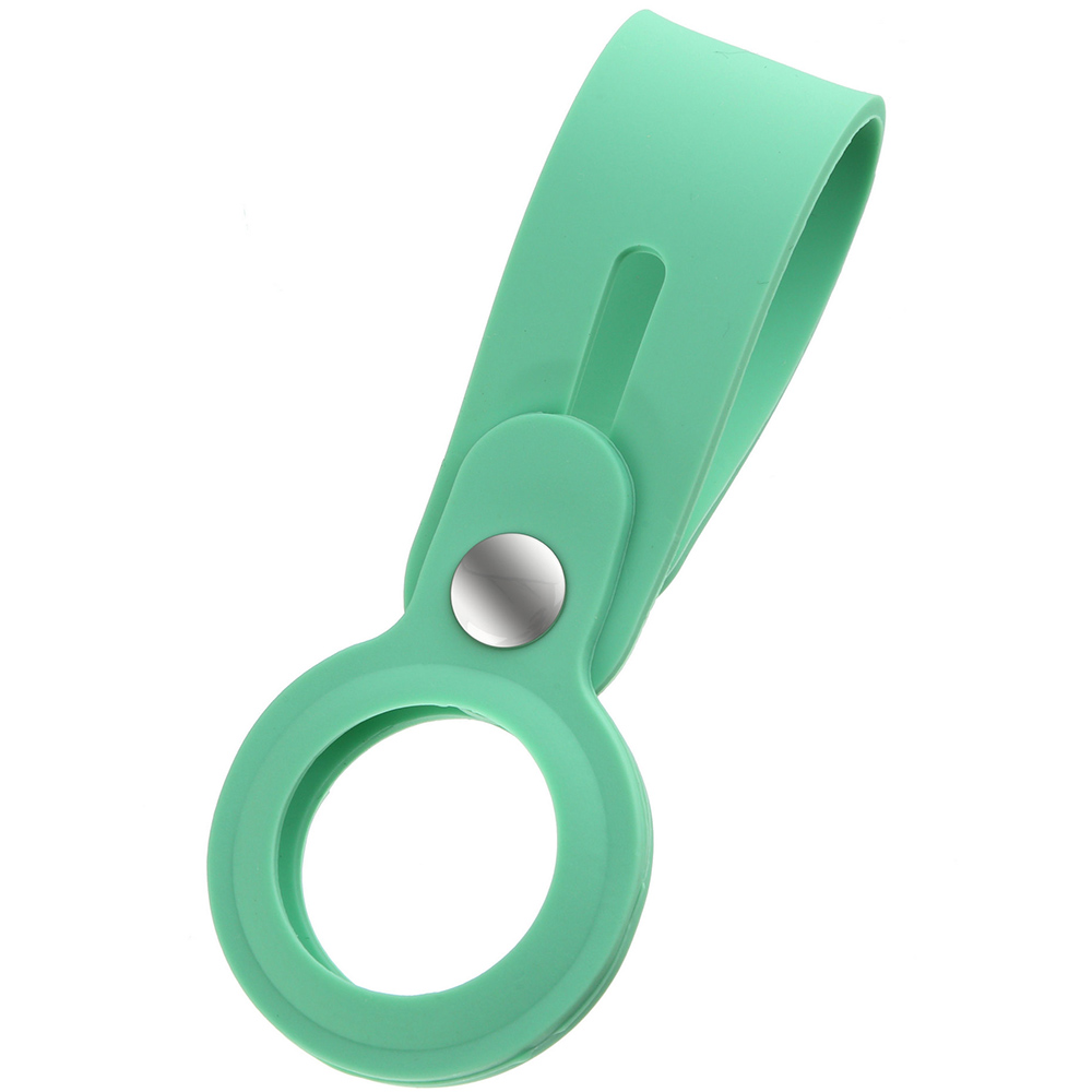 armorstandart AirTag Silicone Loop with Button Grace Green
