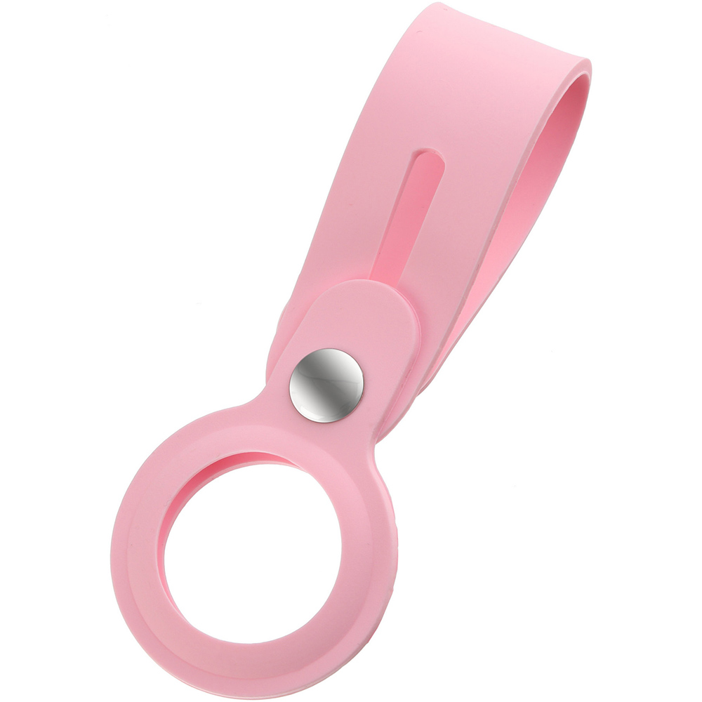 armorstandart AirTag Silicone Loop with Button Pink (ARM59157)