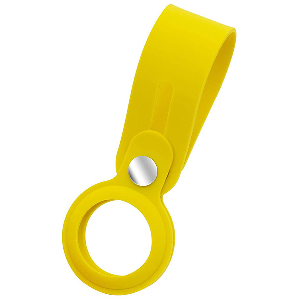 armorstandart AirTag Silicone Loop with Button Yellow (ARM58926)
