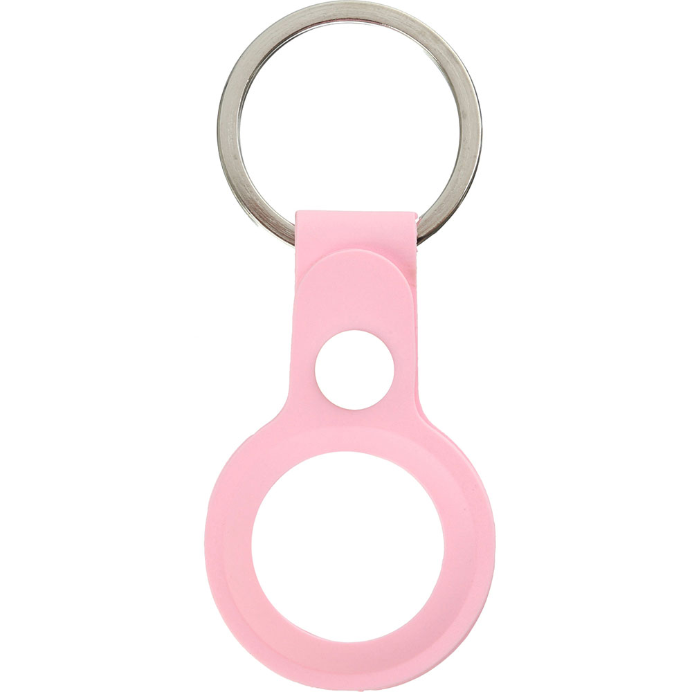 armorstandart AirTag Silicone Ring with Button Pink (ARM59150)