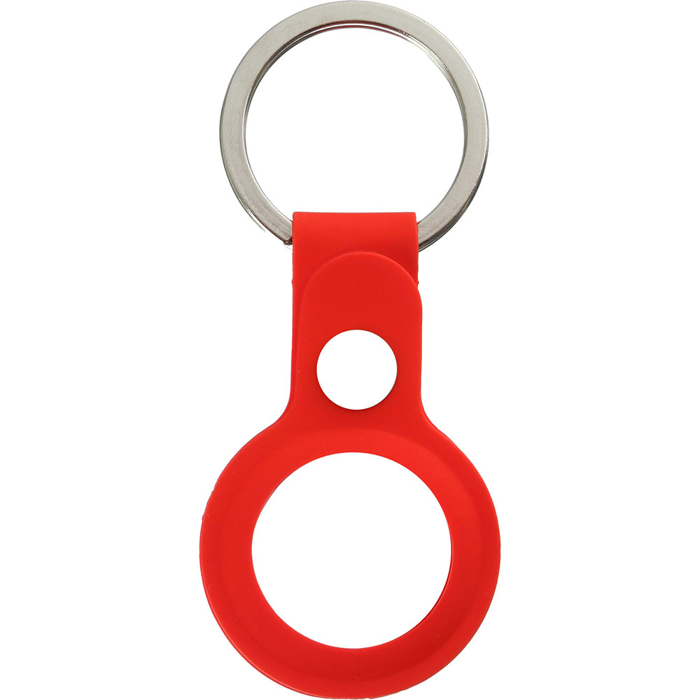 armorstandart AirTag Silicone Ring with Button Red (ARM59149)