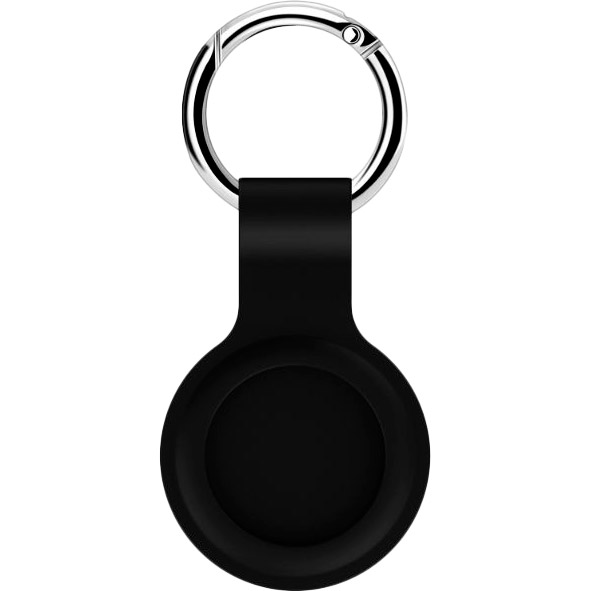 

Чехол для смарт-трекера BECOVER Silicone для AirTag Black (706398), Брелок-чохол Silicone AirTag Black (706398)