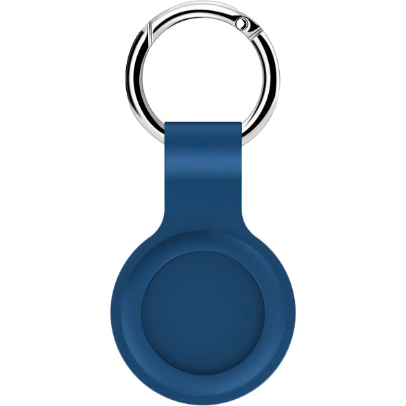 

Чехол для смарт-трекера BECOVER Silicone для AirTag Dark Blue (706400), Брелок-чохол Silicone AirTag Dark Blue (706400)