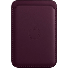 Карман-накладка Apple MagSafe Leather Wallet для Apple iPhone 13 Pro/13 Pro Max Dark Cherry (MM0T3ZE/A)