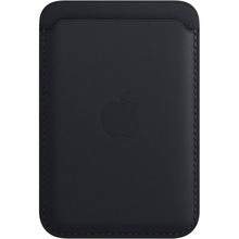 Карман-накладка Apple MagSafe Leather Wallet для Apple iPhone 13 Pro/13 Pro Max/13 mini/13/12 Pro/12 Pro Max/12 mini/12 Midnight (MM0Y3ZE/A)