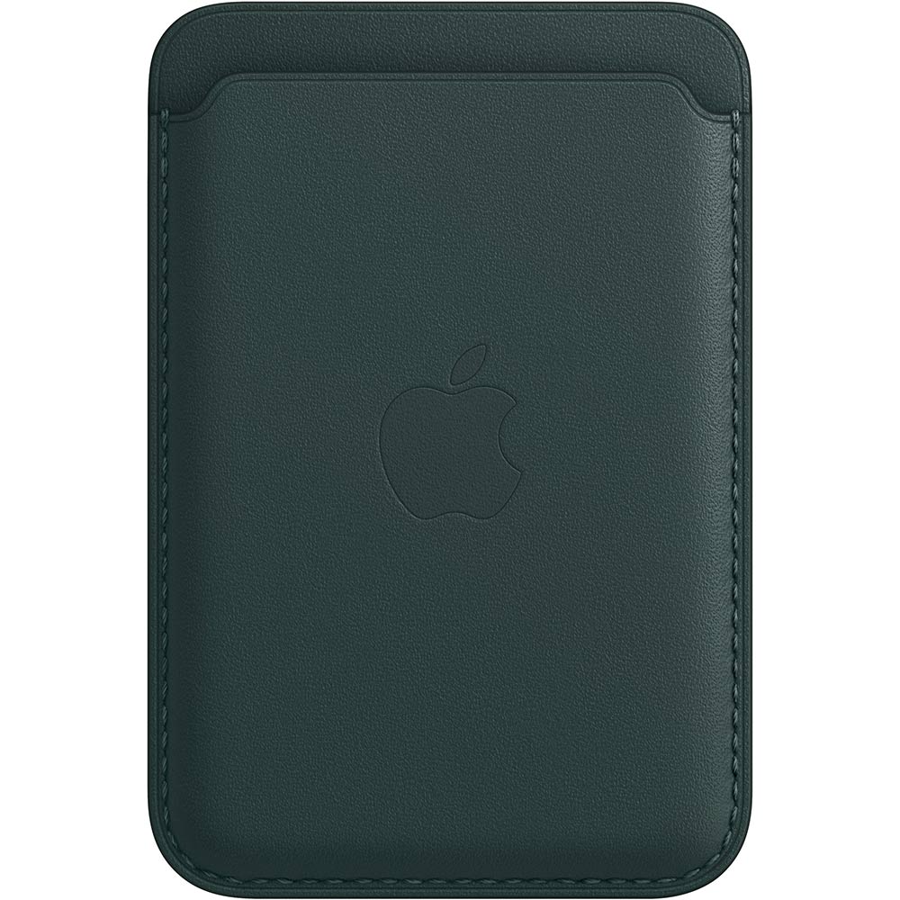 Кишеня-накладка Apple MagSafe Leather Wallet для Apple iPhone 14/13/12 Forest Green (MPPT3ZE/A)