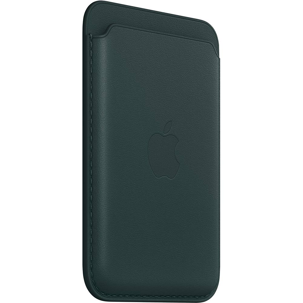 Кишеня-накладка Apple MagSafe Leather Wallet для Apple iPhone 14/13/12 Forest Green (MPPT3ZE/A) Колір зелений