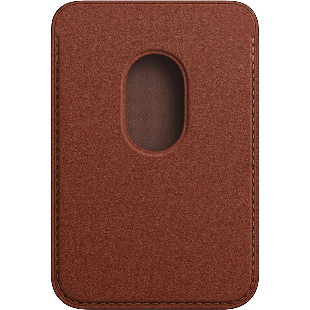 Кишеня-накладка Apple MagSafe Leather Wallet для Apple iPhone 14/13/12 Umber (MPPX3ZE/A) Матеріал шкіра