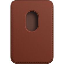 Кишеня-накладка Apple MagSafe Leather Wallet для Apple iPhone 14/13/12 Umber (MPPX3ZE/A)