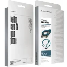 Ремінець для смартфона ARMORSTANDART Rope Black Denim with Dark holder (ARM76096)