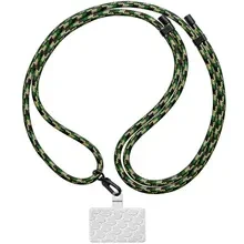 Ремінець для смартфона ARMORSTANDART Rope Black Military with Clear holder (ARM76092)