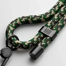 Ремінець для смартфона ARMORSTANDART Rope Black Military with Clear holder (ARM76092)