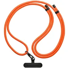 Ремінець для смартфона ARMORSTANDART Rope Black Tangerine with Dark holder (ARM76094)