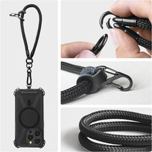 Ремешок для смартфона ARMORSTANDART S-Rope Black Onyx with Dark holder (ARM76103)