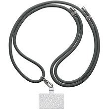 Ремінець для смартфона ARMORSTANDART Rope Titanium Grey with Clear holder (ARM76099)