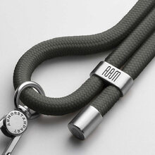 Ремешок для смартфона ARMORSTANDART Rope Titanium Grey with Clear holder (ARM76099)