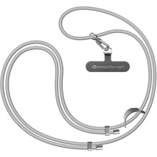 Ремінець для смартфона ARMORSTANDART Silicone Rope Titanium Grey with Grey holder (ARM76276)