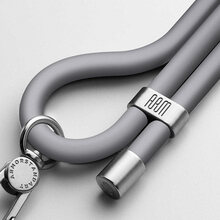 Ремінець для смартфона ARMORSTANDART Silicone Rope Titanium Grey with Grey holder (ARM76276)