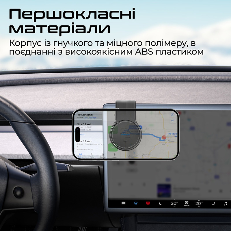 Автодержатель PROMATE laxmount-15w Black Особенности гибкая штанга