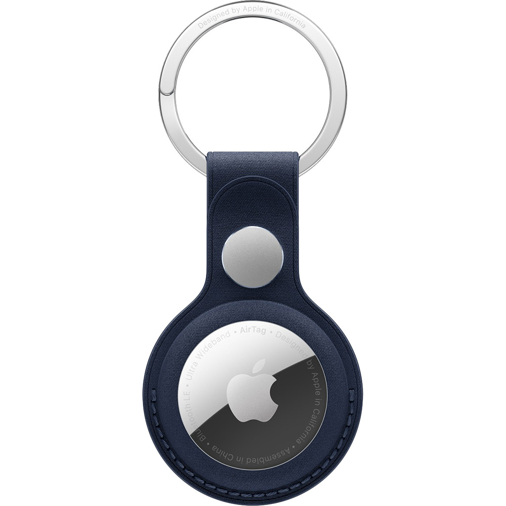 Чохол для смарт-трекера APPLE AirTag FineWoven Key Ring Deep Blue (MA7H4ZM/A)