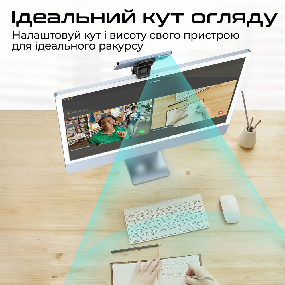 Фото Утримувач телефону PROMATE Versamount Black