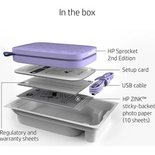 Фотопринтер HP Sprocket Lilac (HPISPPR)